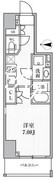 ドゥーエ池袋 702 間取り図