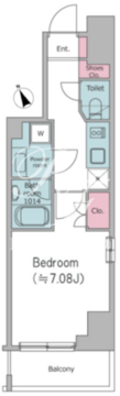 ドゥーエ池袋 301 間取り図