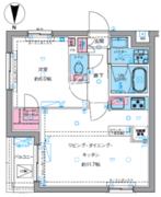ジェノヴィア四谷三丁目グリーンヴェール 213 間取り図