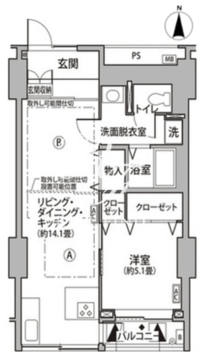 東雲キャナルコートCODAN 11-705 間取り図