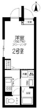 ルイーゴ新宿西落合 202 間取り図