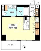 グランカーサ新宿御苑 1004 間取り図