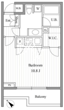 エルスタンザ赤坂 203 間取り図