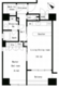 パークアクシス南麻布 808 間取り図