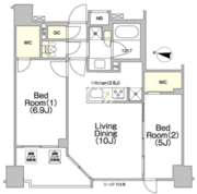 ジオエント赤羽 903 間取り図