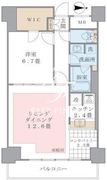 ブリリアイスト東雲キャナルコート 1017 間取り図