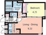 パセオ渋谷幡ヶ谷 401 間取り図