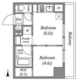 CORVAL住吉 408 間取り図