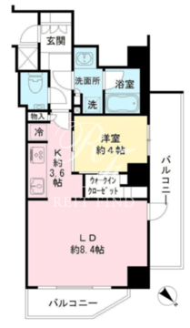 ＩＢＩＳ市ヶ谷 202 間取り図