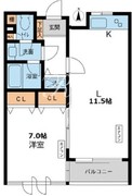 カッシア目黒 703 間取り図