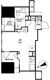 朝日マンション五反田 1004 間取り図