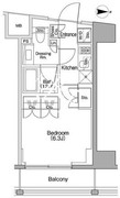 ザ・パークハビオSOHO代々木公園 414 間取り図 ?>