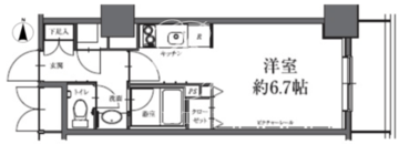 HF駒沢公園レジデンスタワー 1908 間取り図