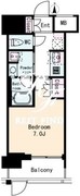 フレンシア蒲田 1002 間取り図