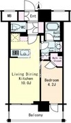 フレンシア蒲田 303 間取り図