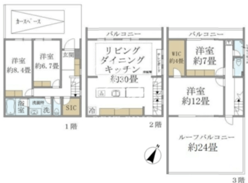 フェリーチェ松濤 2 間取り図