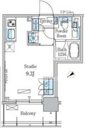 パークアクシス押上テラス 602 間取り図