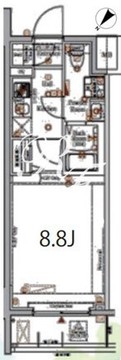 ログ永代橋 504 間取り図