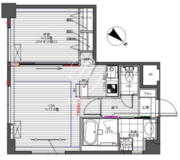 レジディア新川 710 間取り図