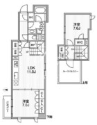 ディームス西早稲田 404 間取り図
