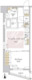 アーバネックス銀座東3 1101 間取り図