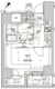 ルクレ押上 1102 間取り図