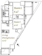 スプランディッド西日暮里 511 間取り図