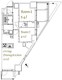 スプランディッド西日暮里 1306 間取り図