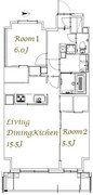 スプランディッド西日暮里 1402 間取り図