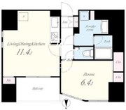 テアトル神南 604 間取り図