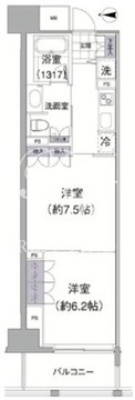 アビティ目黒 416 間取り図