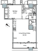ザ東京タワーズミッドタワー 924 間取り図