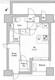レジデンス文京春日 1402 間取り図