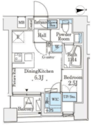 レジデンス文京春日 701 間取り図