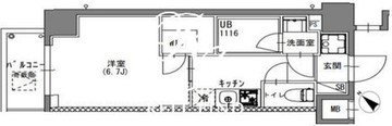 エスレジデンス押上ブロッサム 605 間取り図