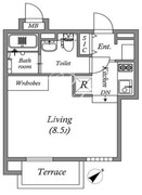 パセオ高田馬場3 101 間取り図