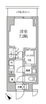 レジディア日本橋馬喰町2 1401 間取り図