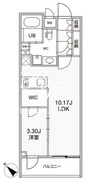 シーズンフラッツ柿の木坂 204 間取り図