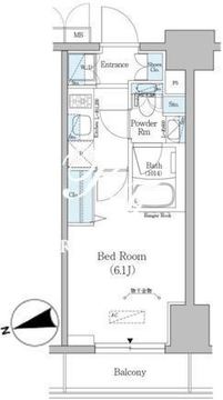 アーバネックス戸越 905 間取り図