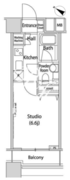 ファーストリアルタワー新宿 1111 間取り図