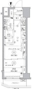 クオリタス門前仲町 703 間取り図