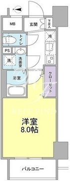 ウィルテラス深川住吉 605 間取り図