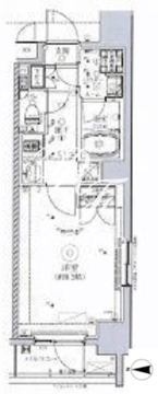 リルシア本所吾妻橋2 301 間取り図