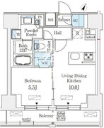 リージア大井町 1101 間取り図