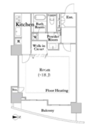 河田町ガーデン C-3606 間取り図