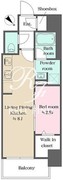 ウエリスアーバン大塚 702 間取り図