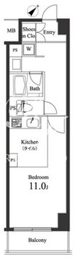 プライマル小石川 113 間取り図