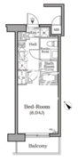 レジディア用賀 105 間取り図