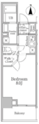 レジディア三軒茶屋3 204 間取り図