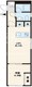 フレア四谷 101 間取り図